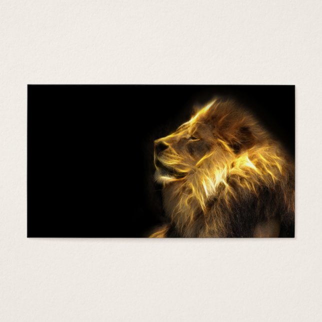 Fractal lion visitekaartjes (Voorkant)