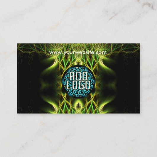 Fractal Logo Visitekaartje (Achterkant)