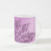 Fractal Lotus Flower Abstract Matglas Koffiemok (Voorkant rechts)