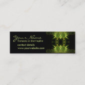 Fractal Lotus Profile Card Mini Visitekaartje (Voorkant)