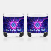 Fractal Magen Bet Whisky Glas (Voorkant)