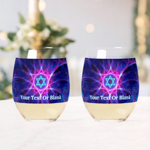 Fractal Magen Bet Wijnglas Zonder Voet