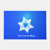 Fractal Magen Lavan (White Star) Deurmat (Voorkant)