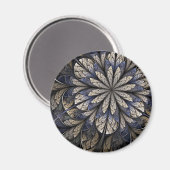 Fractal Magnet: Winter Magneet (Voorkant / Achterkant)