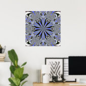 Fractal Mandala 5 Poster (Thuiskantoor)