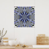Fractal Mandala 5 Poster (Keuken)