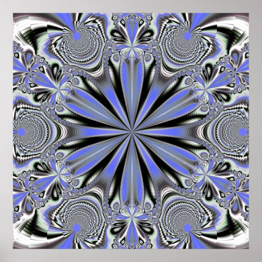 Fractal Mandala 5 Poster (Voorkant)