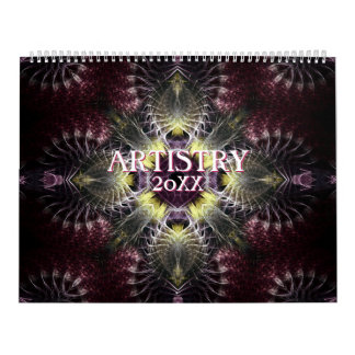 Fractal Mandala Artistry 12 maanden wandkalender Kalender