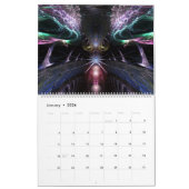 Fractal Mandala Artistry 12 maanden wandkalender Kalender (Jan 2026)