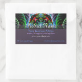 Fractal Mandala Arts Product Label Sticker (Tas)