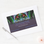 Fractal Mandala Arts Product Label Sticker (Envelop)