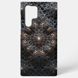 Fractal Mandala Cosmic Starburst Samsung S22 Ultra Galaxy Hoesje