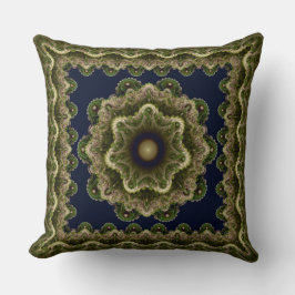 Fractal mandala fairy framed ornament kussen