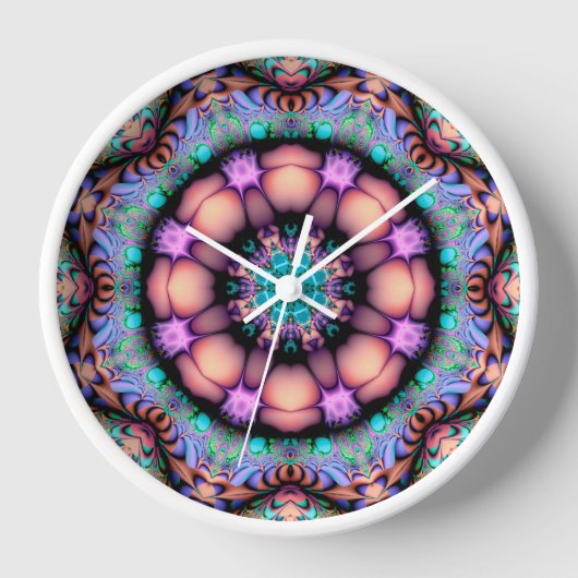 Fractal Mandala Floral Psychedelic (Voorkant)