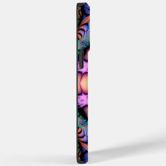 Fractal Mandala Floral Psychedelic Art Case-Mate iPhone Case (Achterkant / Rechts)