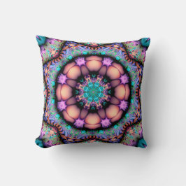 Fractal Mandala Floral Psychedelic Art Kussen