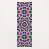 Fractal Mandala Floral Psychedelic Art Yogamat (Voorkant)