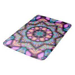 Fractal Mandala Floral Psychedelic Badmat