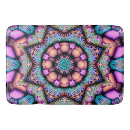 Fractal Mandala Floral Psychedelic Badmat