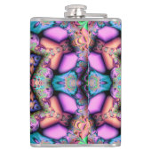 Fractal Mandala Floral Psychedelic Heupfles (Achterkant)