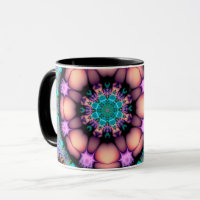 Fractal Mandala Floral Psychedelic