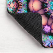 Fractal Mandala Floral Psychedelic Muismat (Hoek)