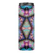 Fractal Mandala Floral Psychedelic Thermosbeker (Achterkant)
