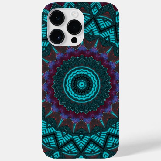 Fractal Mandala Geometric Circle Southwestern Case-Mate iPhone Case (Achterkant)