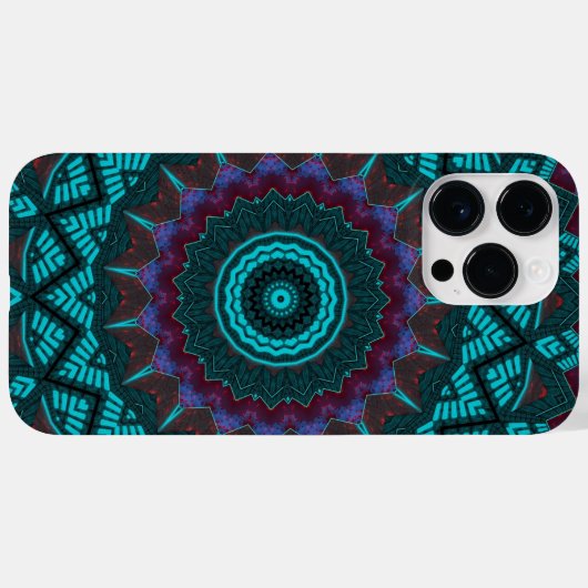 Fractal Mandala Geometric Circle Southwestern Case-Mate iPhone Case (Achterkant (horizontaal))