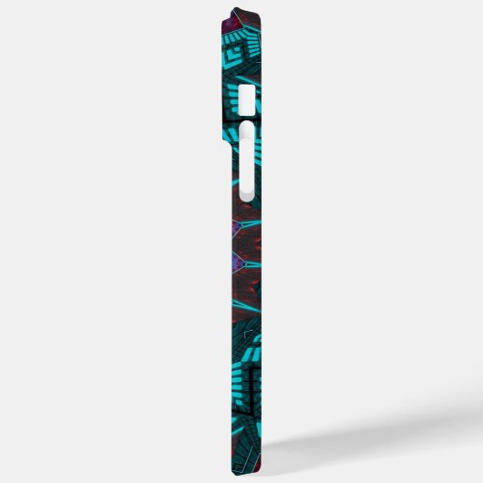 Fractal Mandala Geometric Circle Southwestern Case-Mate iPhone Case (Achterkant / Links)