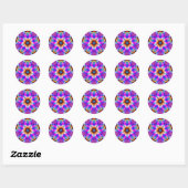 Fractal Mandala Heilige Ster Stickers (Vel)