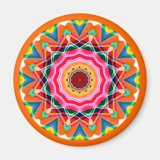 Fractal Mandala Magneet (Voorkant)