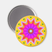 Fractal Mandala Magneet (Voorkant / Achterkant)