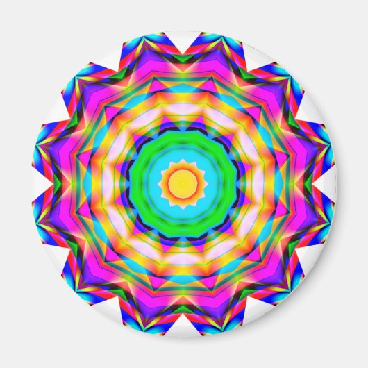 Fractal Mandala Magneet (Voorkant)