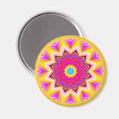 Fractal Mandala Magneet (Voorkant / Achterkant)