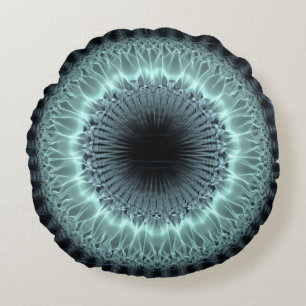 Fractal Mandala Rond Kussen