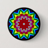 Fractal Mandala Ronde Button 5,7 Cm (Voorkant)