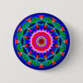 Fractal Mandala Ronde Button 5,7 Cm (Voorkant)