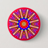 Fractal Mandala Ronde Button 5,7 Cm (Voorkant)