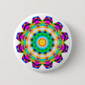 Fractal Mandala Ronde Button 5,7 Cm (Voorkant)