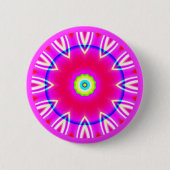 Fractal Mandala Ronde Button 5,7 Cm (Voorkant)
