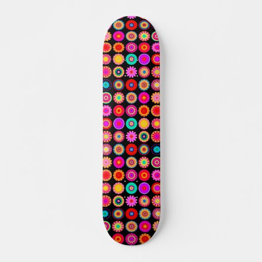 Fractal Mandala Skateboard (Voorkant)