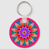Fractal Mandala Sleutelhanger (Voorkant)