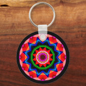 Fractal Mandala Sleutelhanger (Voorkant)