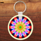 Fractal Mandala Sleutelhanger (Voorkant)