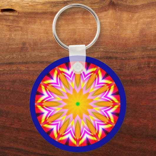 Fractal Mandala Sleutelhanger (Voorkant)