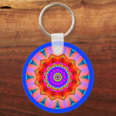 Fractal Mandala Sleutelhanger (Voorkant)