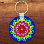 Fractal Mandala Sleutelhanger (Voorkant)