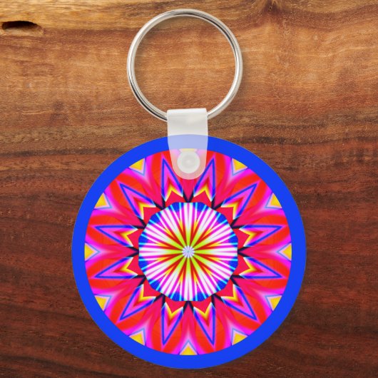 Fractal Mandala Sleutelhanger (Voorkant)