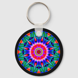 Fractal Mandala Sleutelhanger